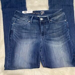Seven7 Blue Straight Leg Jeans Classic Style